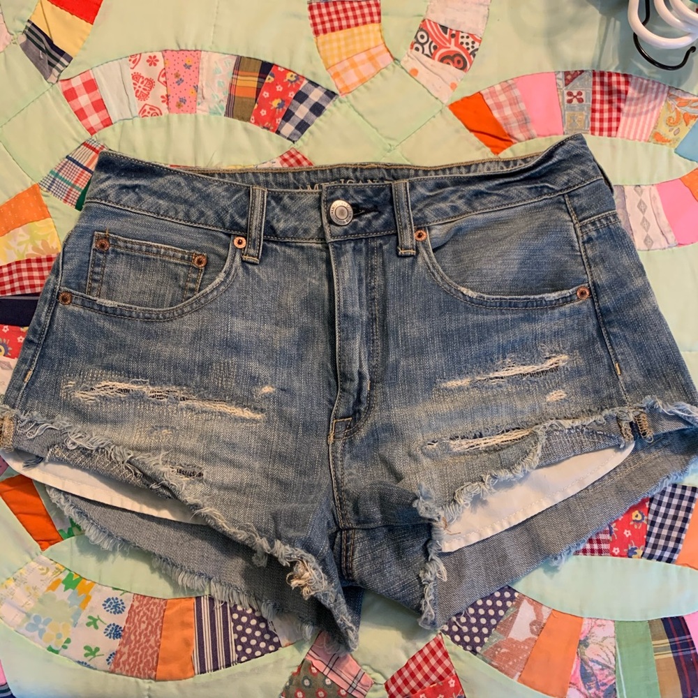 AE High Waist Festival shorts